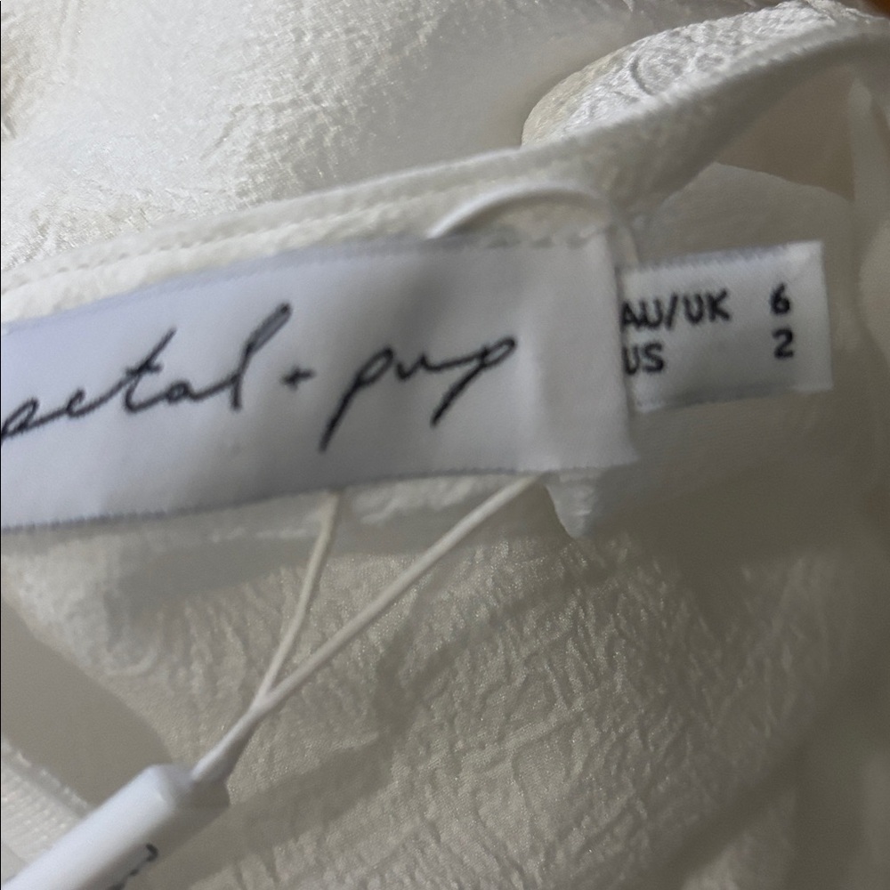 Petal + Pup white dress NWOT - Picture 9 of 10
